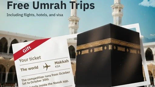 How to Win Free Umrah Trip with Nusuk App